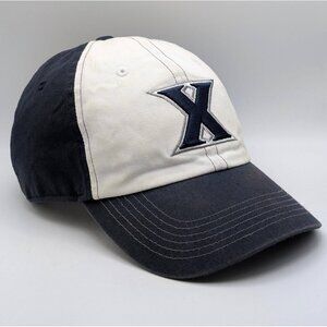 Xavier University Musketeers Hat Blue Strap Back Cap Ohio Big X Logo Captivating
